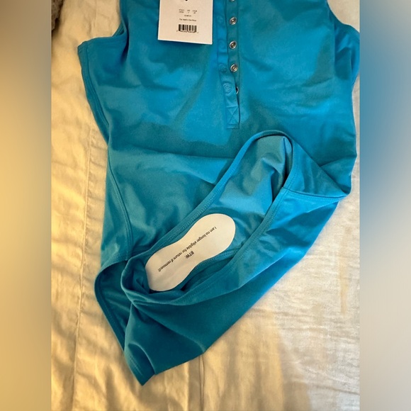 Andie Swim The Malibu One Piece Teal Splash Color Size Small NWT Classic Length - Picture 3 of 5